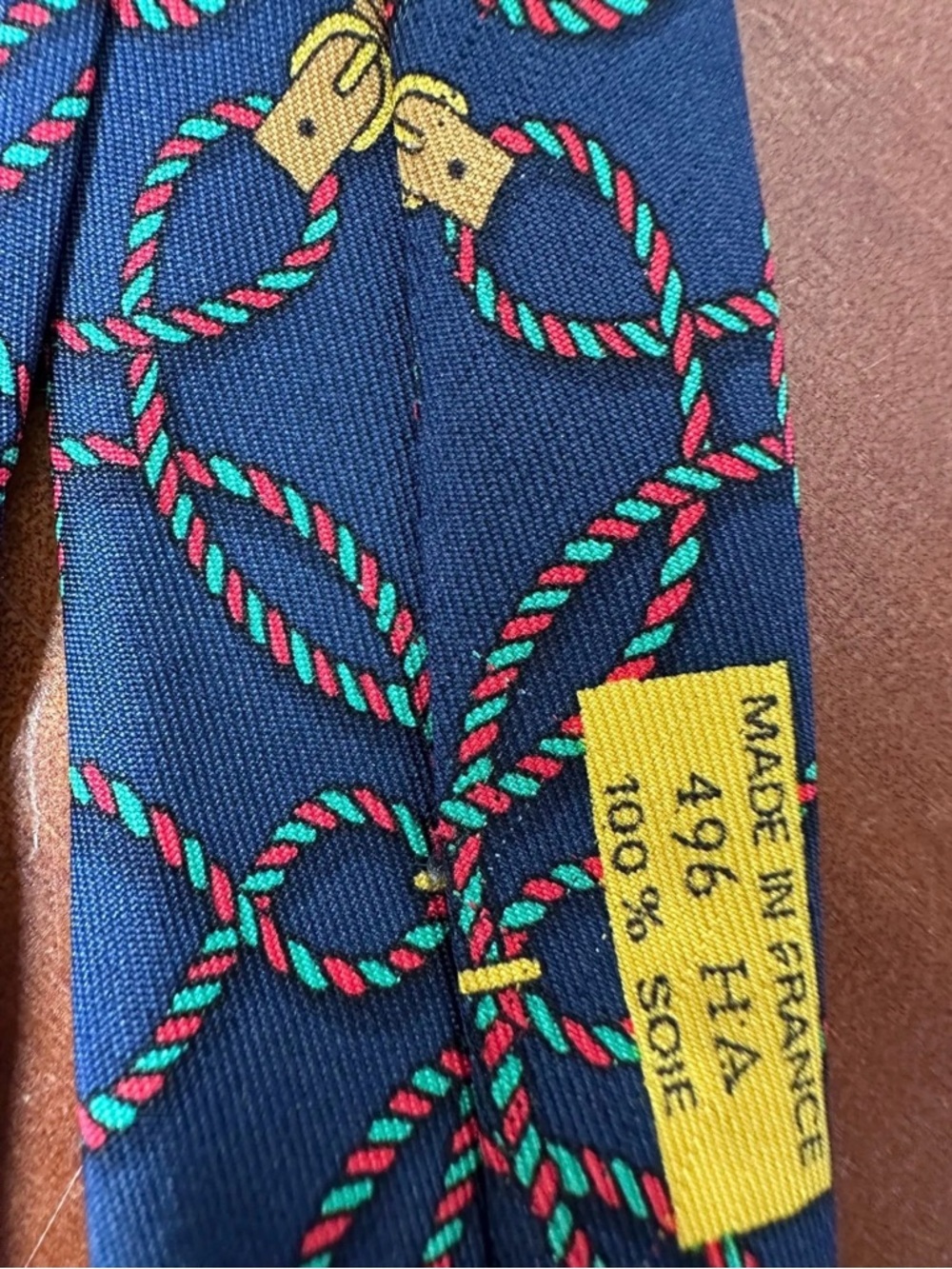 Hermes Silk Twilly Tie purple - Picture 2 of 2